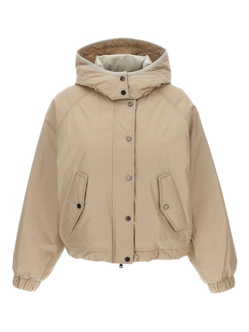 Down jacket with hood BRUNELLO CUCINELLI | MG5017835C6037